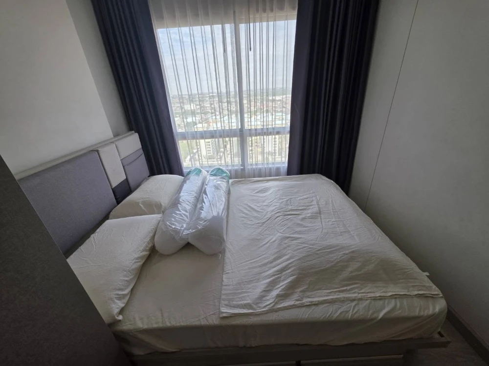 Condo for rent: Niche id @ Pakkret Station, ready to move in, 24th floor, Chao Phraya River view. Convenient and complete amenities. Book now!