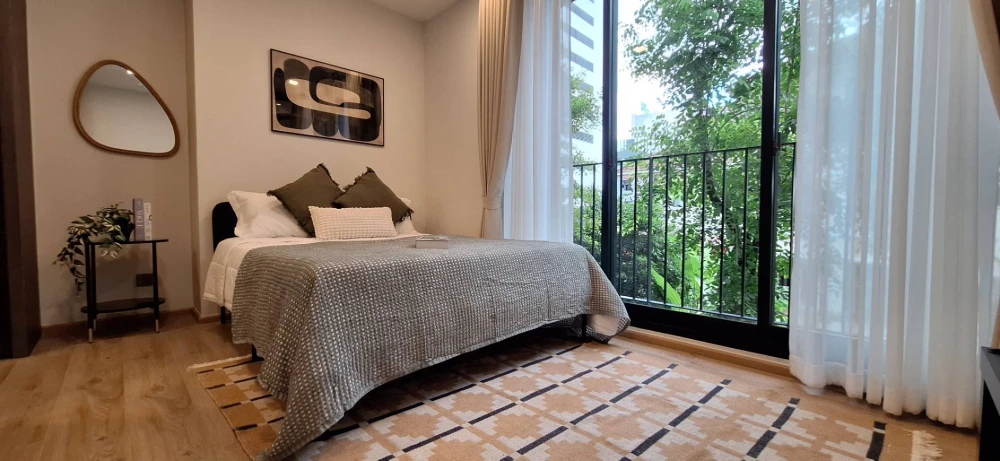 Condo for rent, Noble Around Ari, corner room with privacy, fully furnished, ready to move in. Don't miss it!