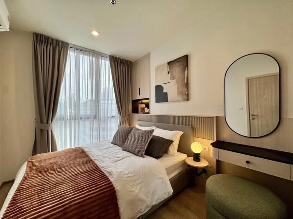 Condo for rent Noble Nue District R9, beautifully decorated room, 16th floor, high view, complete here, if you miss it, you will regret it later.