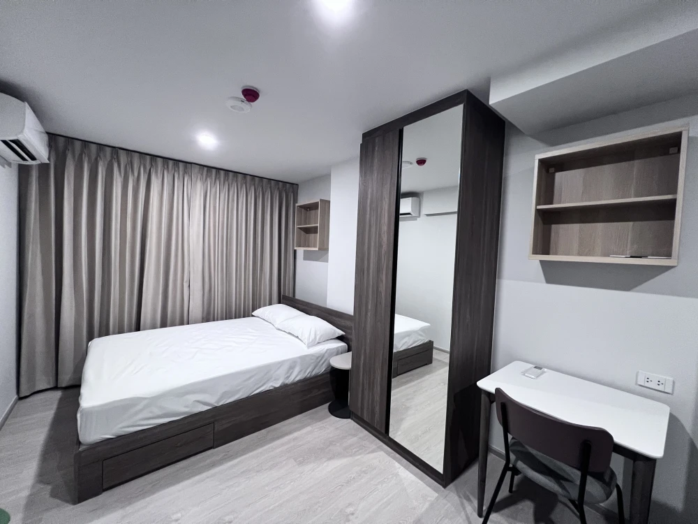 Condo for rent at Nue Core Khu Khot Station. Corner unit for privacy. Affordable price. Book now! Don't miss out!