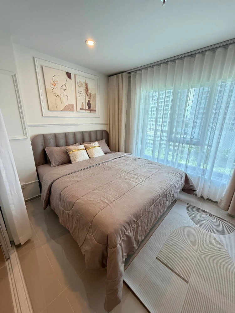 Condo for rent at Regent Home Bangna. Extra wide frontage, built-in minimalist furniture, beautiful design. Book today!