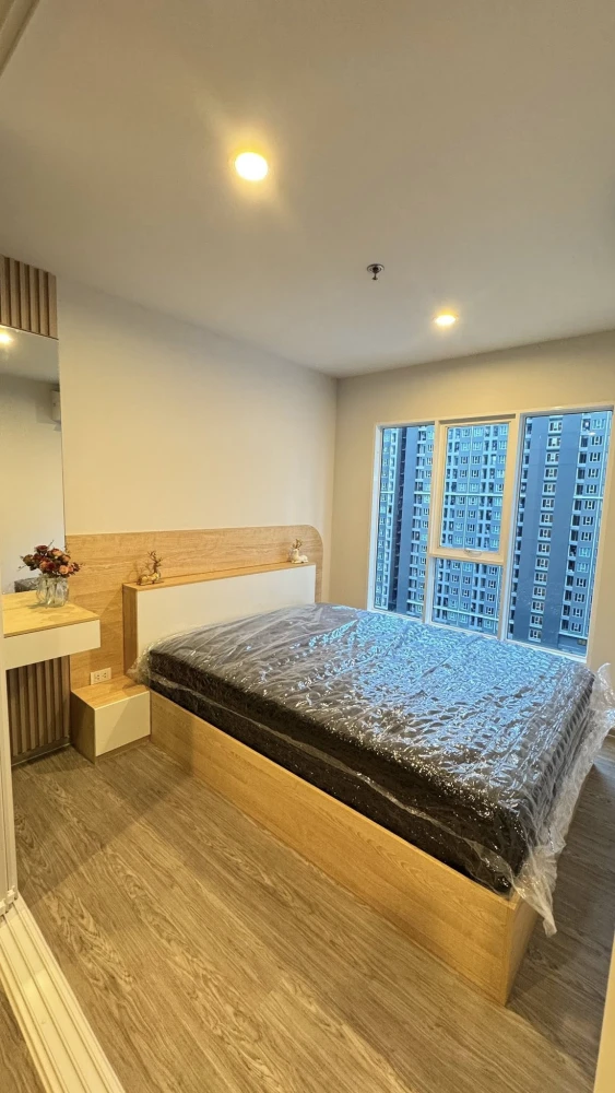 Condo for rent, Regent Home Bangna, a nice room on the 30th floor with a view of Bangkok Mall. Everything is here. Hurry and reserve now. Don't delay.