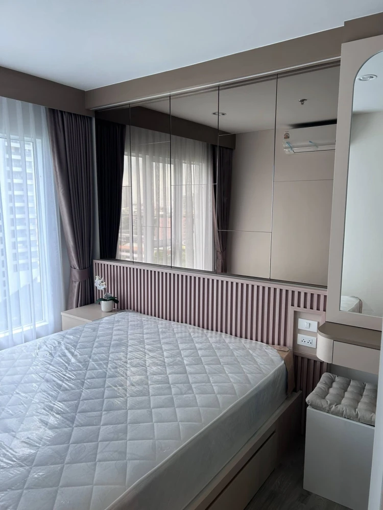 Condo for rent, Regent Home Bangna, fully furnished, ready to move in, complete in one place, just bring your belongings and move in. Hurry and reserv