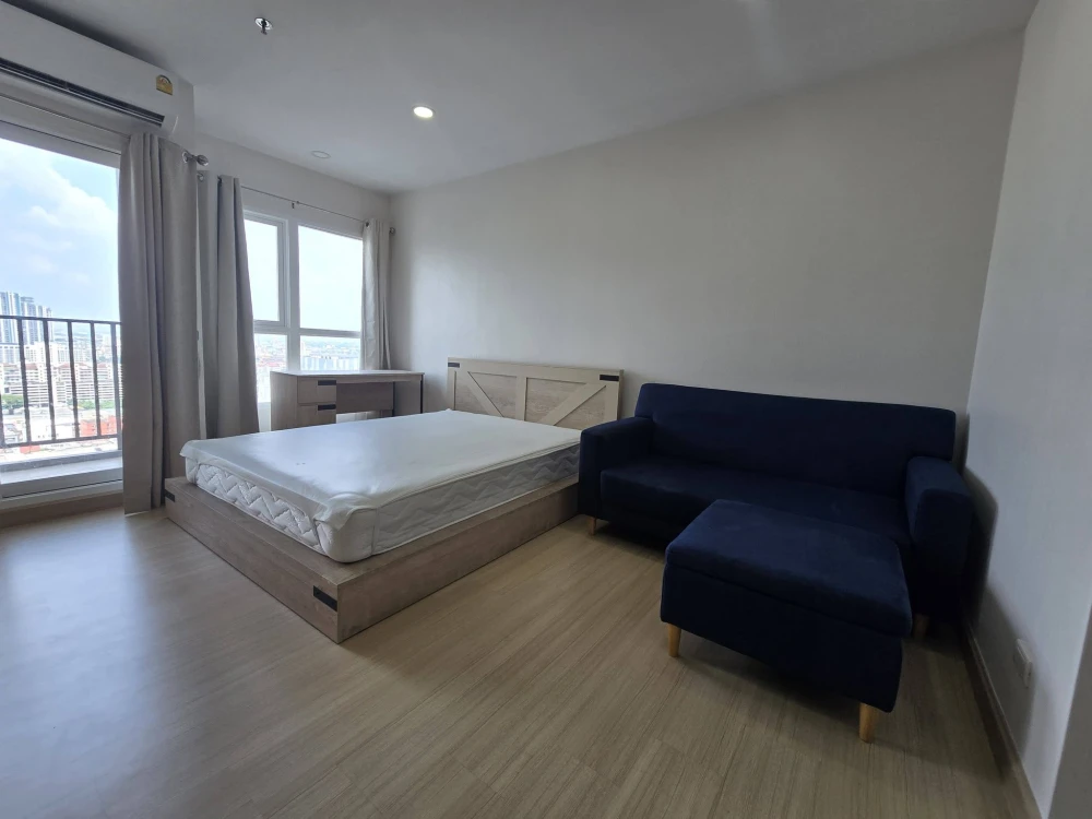 Condo for rent, Supalai Veranda Ramkhamhaeng, ready to move in, 21st floor, east-facing, unobstructed view. Book today! Don't miss out!
