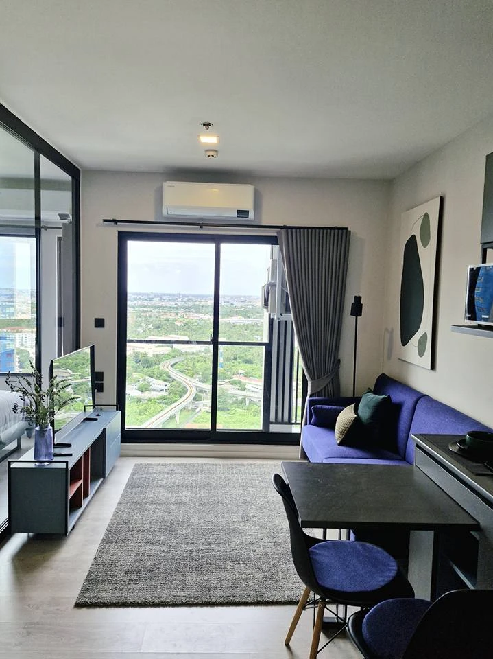 Condo for rent at The KEY MRT Phetkasem 48. Ready to move in, fully furnished, 27th floor with great views. Book now!