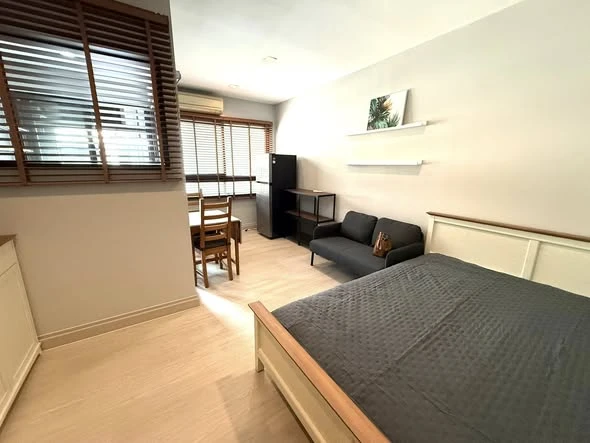 Condo for rent at The Seed Mingle Suanplu. Ready to move in, fully furnished, great price. Book now, don't miss out!