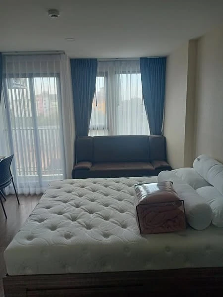 Urgently for rent, The Origin Ramintra 83, studio room, 4th floor, comes with amenities, move in now!