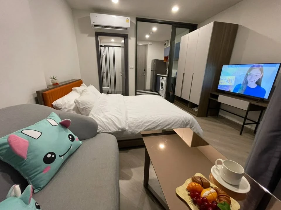 Urgently for rent, The Base Saphan Mai, nice room, complete facilities, hurry and reserve now.