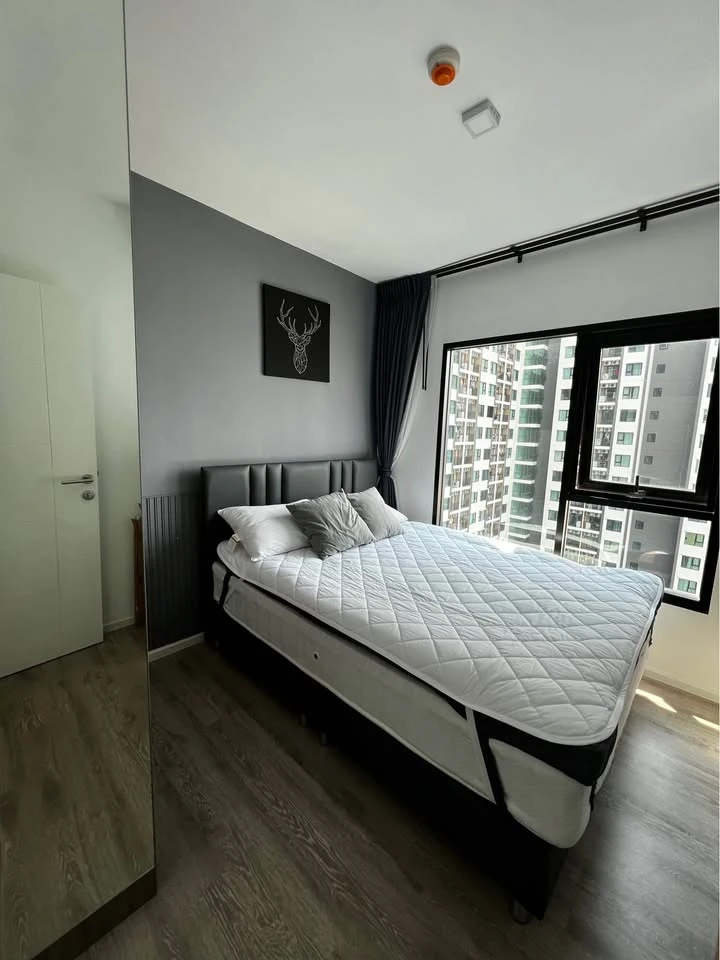For rent, for sale, Kensington Sukkhumvit-theparak condo, 1 bedroom, 24th floor, corner room, not attached to anyone, beautiful view, move in now