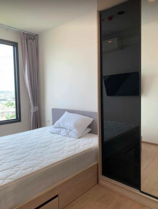 Condo for rent, ready to move in, excellent location! Chewathai Kaset-Nawamin project, 23rd floor, beautiful view, good ventilation. Book now!