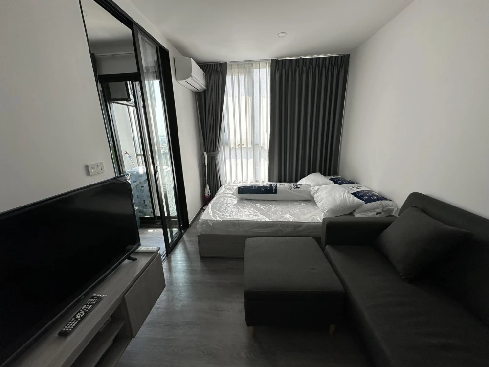 Condo for rent: The Origin Sukhumvit-Sai Luat E22 Station, 21st floor, high floor, good view, complete here, hurry and reserve now.