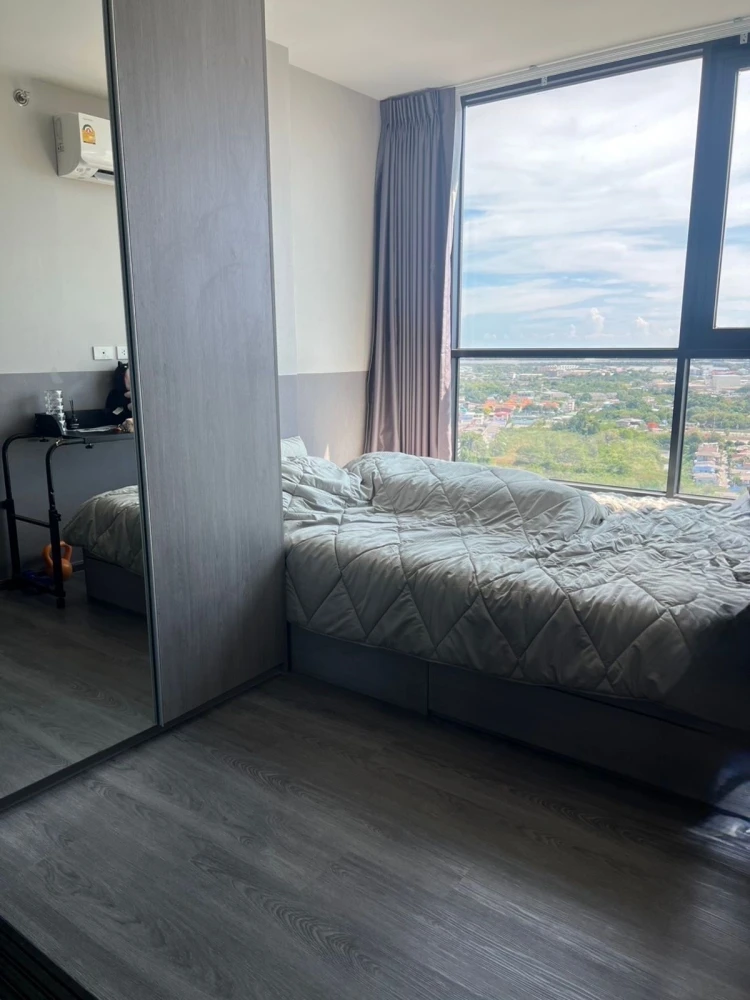 For rent!! Condo The Origin Sukhumvit-Sai Luat, E22 Station, 27th floor, fully furnished, ready to move in! Don't miss out!!