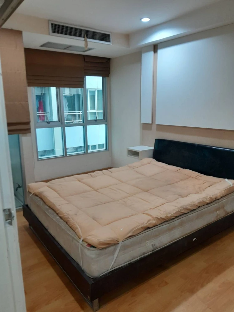 For rent!! Condo The Inspire Place ABAC Rama 9, 12th floor, Building A, fully furnished, nice room, good location, don't miss it!!