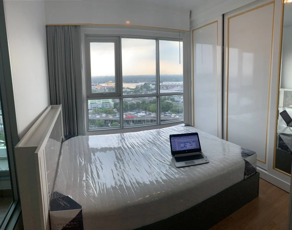 For rent!! Condo The Aspire Rama 4, 25th floor, fully furnished, ready to move in immediately, hurry and book now!!