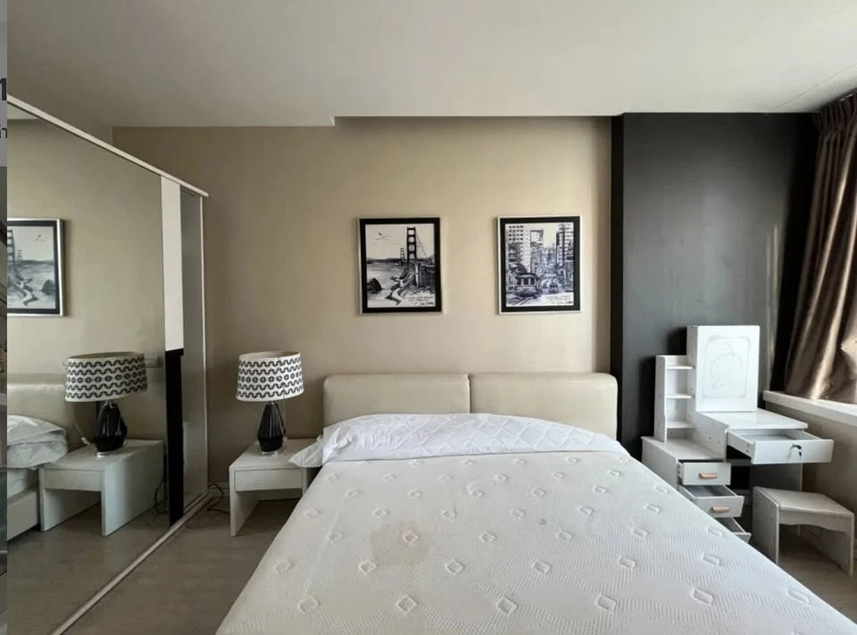 Condo for rent, TC Green Rama 9, ready to move in, furnished + complete electrical appliances, hurry and book now+++
