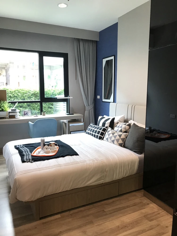 For rent!! Niche Mono Sukhumvit-Bearing condo, 8th floor, fully furnished, complete common area, don't miss it!!