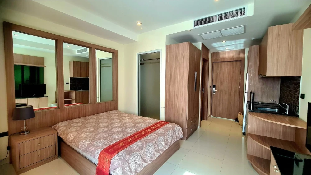 Condo for rent, Nam Talay, ready to move in, complete with furniture and electrical appliances. Book now before you miss out++
