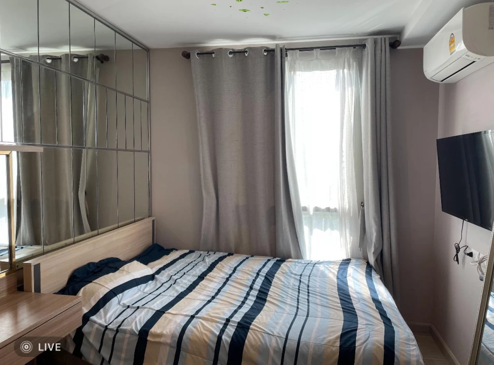 Condo for rent, Plum Chokchai 4, ready to move in, fully furnished, affordable price, hurry and reserve now before it's gone.