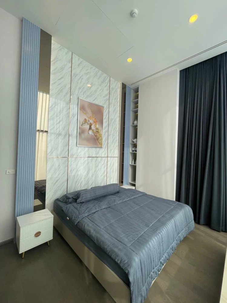 Condo for rent, Park Origin Ratchathewi, high floor, corner room, high ceiling, comfortable and relaxing, don't miss it.