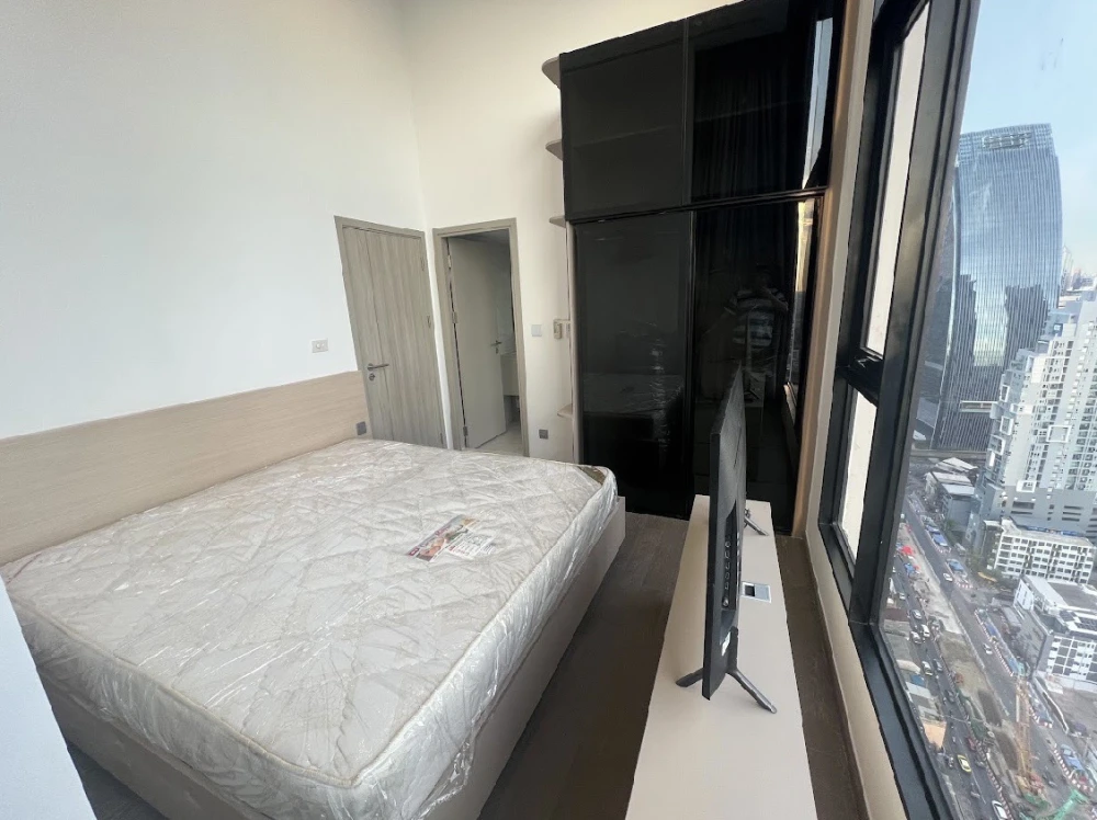 For rent!! Condo Park Origin Ratchawithi, 34th floor, beautiful room, good location, convenient transportation, don't miss it!!