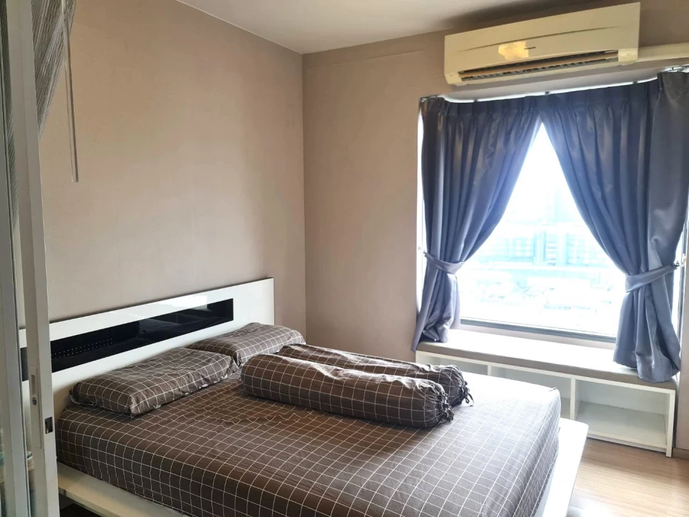 For rent!! Condo Fuse Mobius Ramkhamhaeng Station, 15th floor, swimming pool view, beautiful room, move in with your bags, don't miss out!!