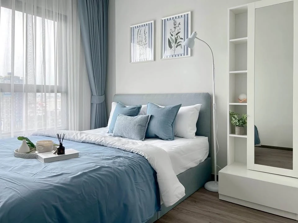 For rent!! Rich Point Condo at BTS Wutthakat, 21st floor, beautiful room, fully furnished, ready to move in. Reserve now!!