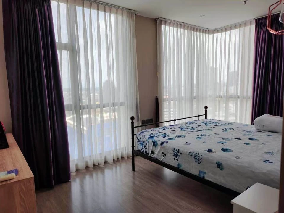 For rent!! Rhythm Ekkamai Condo, 22nd floor, beautiful room, fully furnished, ready to move in. Reserve now!!
