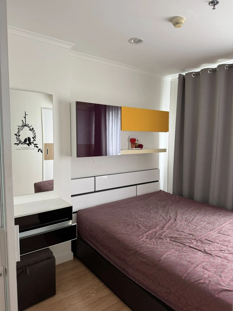 For rent!! Lumpini Park Pinklao Condo, 18th floor, Building A, beautiful room, good price, fully furnished, ready to move in, don't miss it!!