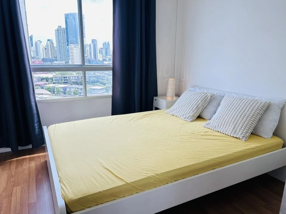 Condo for rent!! Lumpini Park Rama 9-Ratchada, 14th floor, Building A, fully furnished, ready to move in. Don't miss out!!