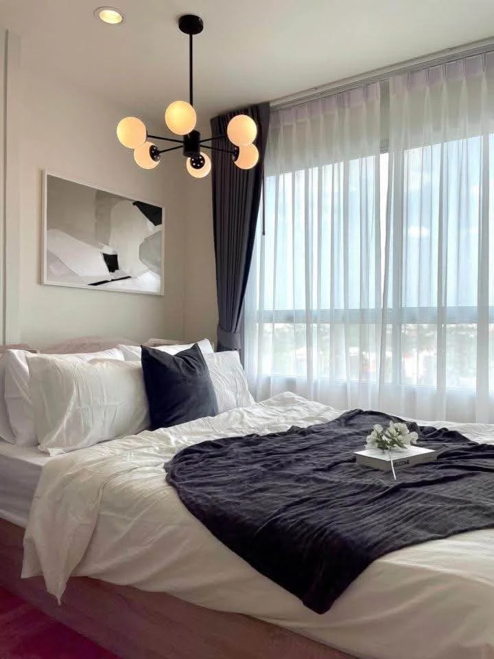 Condo for rent, Lumpini Ville Nakhon In-Riverview, furnished room, ready to move in, complete facilities, book now