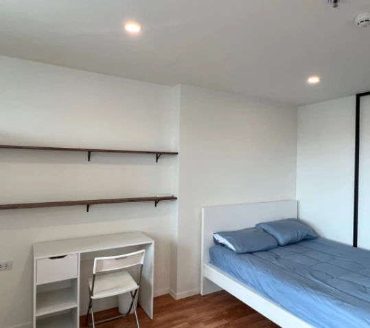 Condo for rent, Lumpini Ville Phatthanakan Srinakarin, 16th floor, high view, complete here, just come and move in.