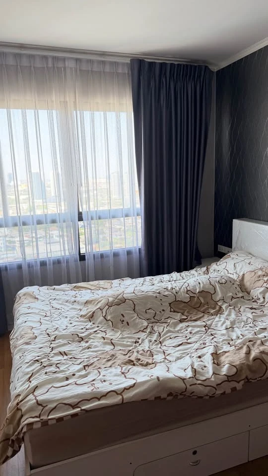 Condo for rent, Lumpini Place Phahon-Saphan Khwai, spacious room, ready to move in.
