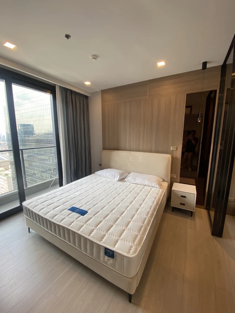 Condo for rent, One Nine Five Asoke-Rama 9, fully furnished, ready to move in, 23rd floor with high floor view. Book today!
