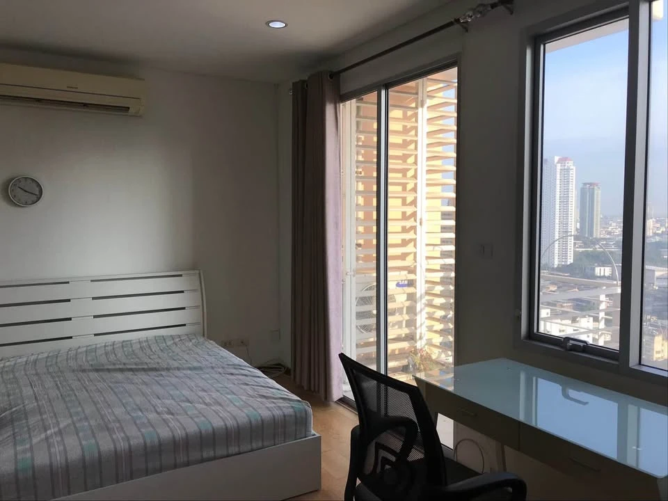 Condo for rent, Villa Sathorn, studio room, high floor, comes with full facilities, hurry and reserve now!