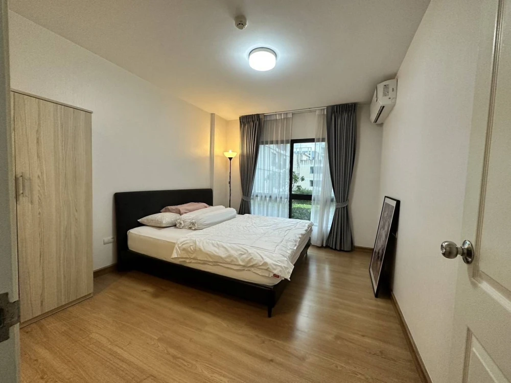 For rent!! Condo Supalai City Resort Bearing Station, 3rd floor, Building A, beautiful room, fully furnished, bring your bags and move in!!