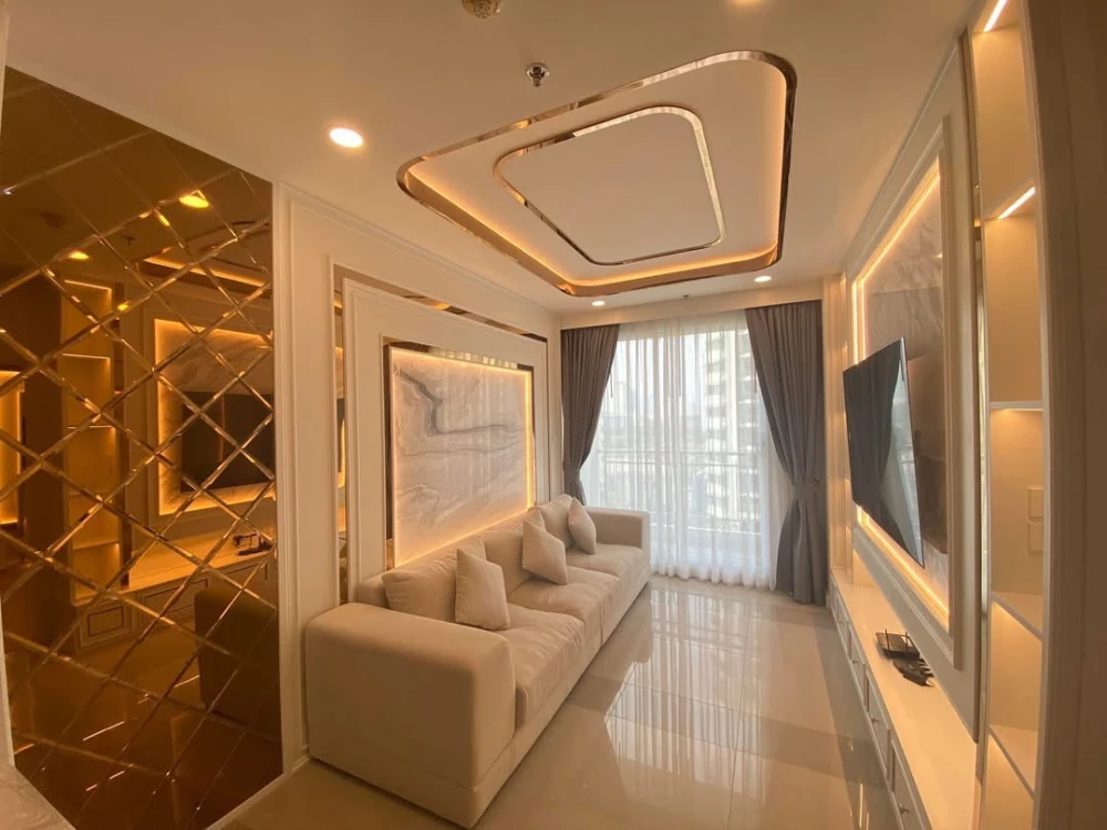 For rent!! Condo Supalai Wellington, 8th floor, Building 8, beautiful room, good location condo near MRT, hurry up and book now!!