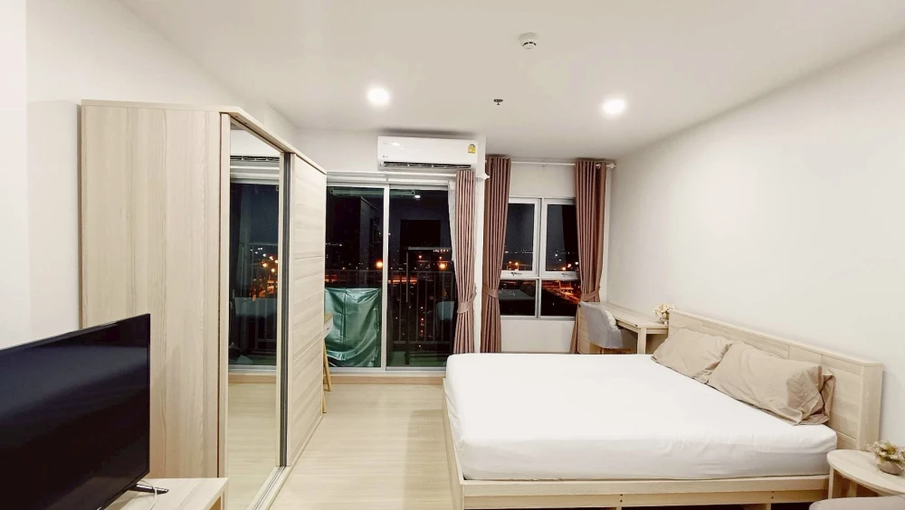 For rent!! Condo Supalai Veranda Sukhumvit 117, 21st floor, fully furnished, ready to move in! Don't miss out!!