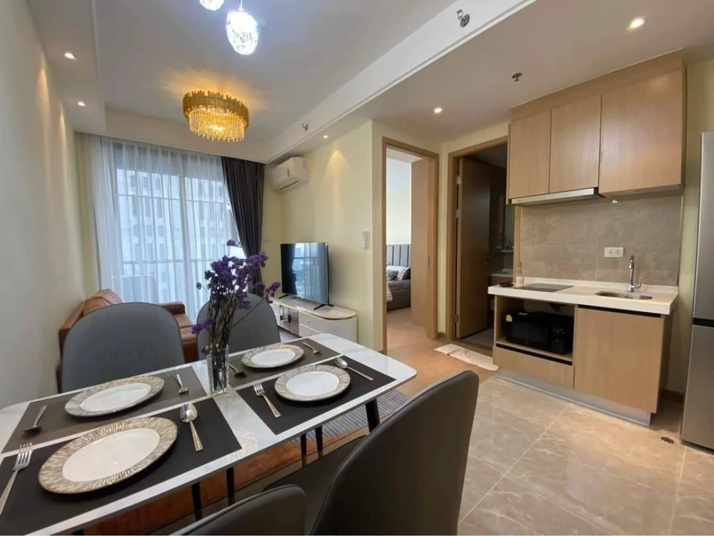 For rent!! Condo Supalai Lite Ratchada-Narathiwat-Sathorn, 21st floor, city view, good location, convenient transportation, hurry up and book now!!