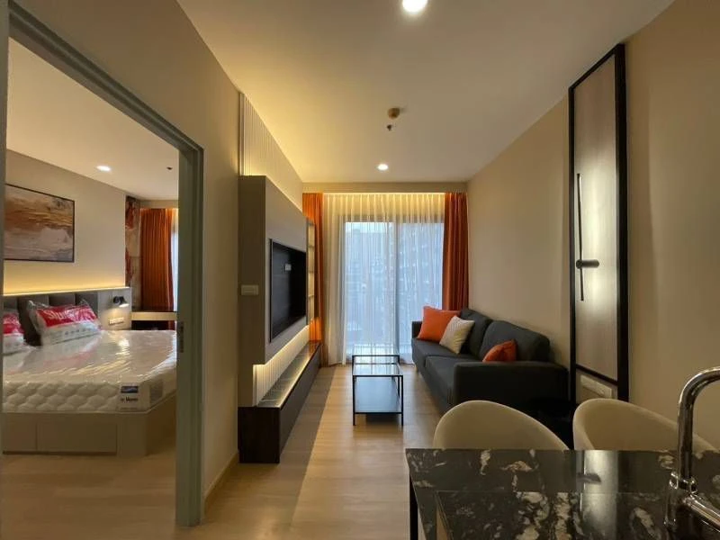 For rent!! Condo Onyx Phaholyothin, Room No. 1505/123, complete with furniture and electrical appliances, don't miss it!!