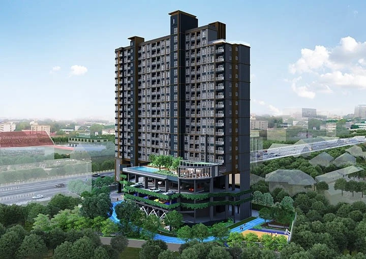 For rent!! Condo The Selected Kaset-Ngamwongwan, 5th floor, view of Kasetsart University, fully furnished, just bring your bags and move in. Book now!