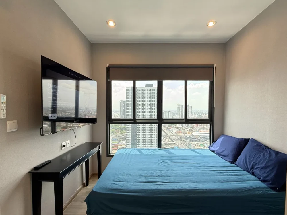 For rent!! Condo The Tree Huamark Interchange, 29th floor, fully furnished, ready to move in, don't miss out, book now!!