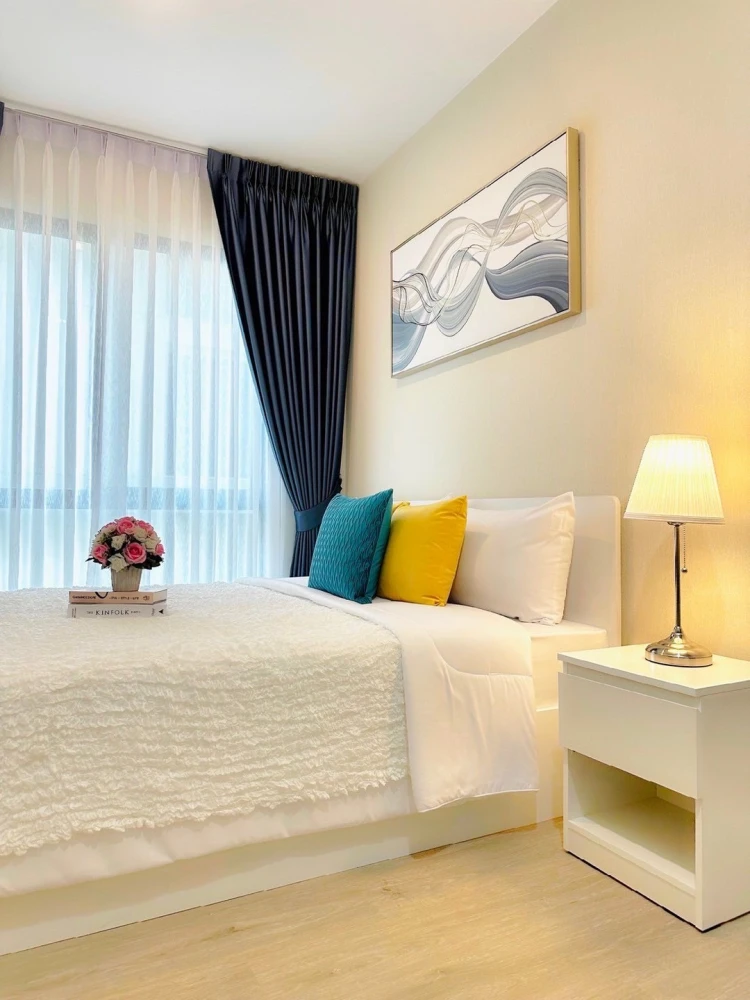 For rent!! Condo The Sky Sukhumvit, 3rd floor, Building E, beautiful room, fully furnished, ready to move in, hurry up and book now!!