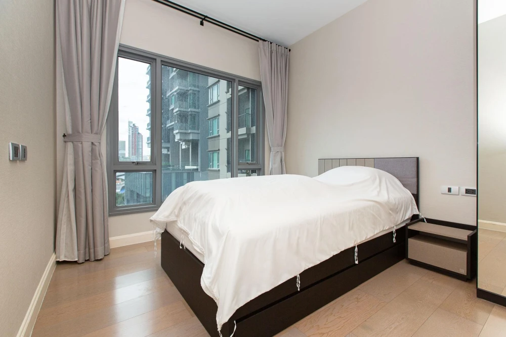 For rent!! Condo The Crest Sukhumvit 34, Duplex room, 8th floor, beautiful room, good location, convenient transportation, don't miss it!!