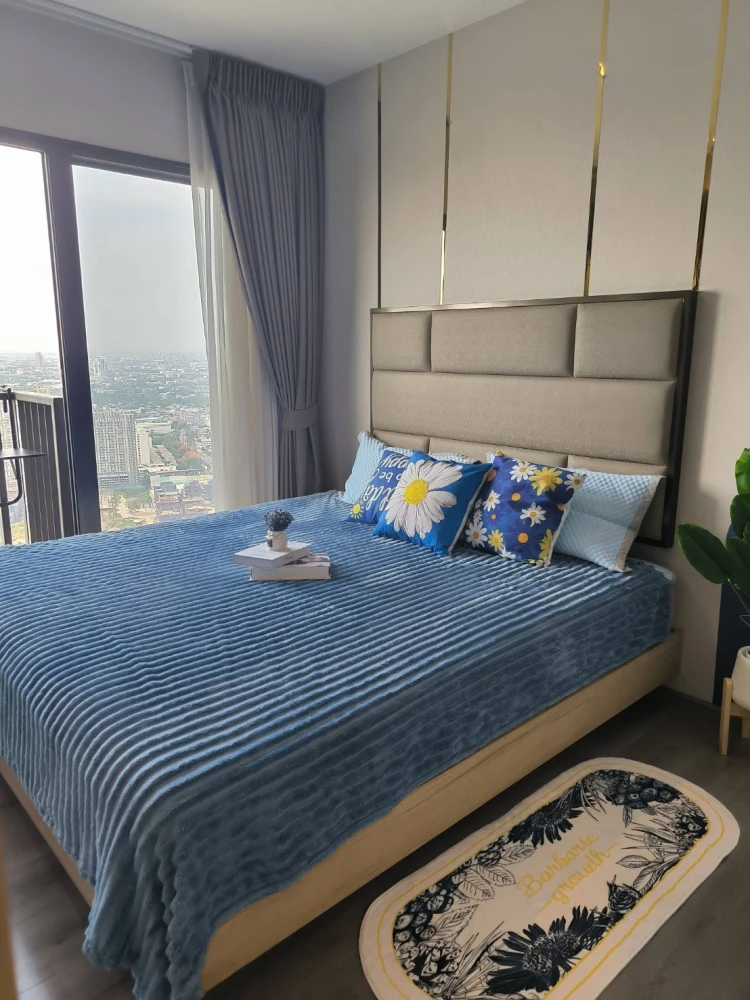 For rent!! Condo, The Politan Aqua, 52nd floor, Building B, a condo on the banks of the Chao Phraya River, near the MRT, don't miss it!!