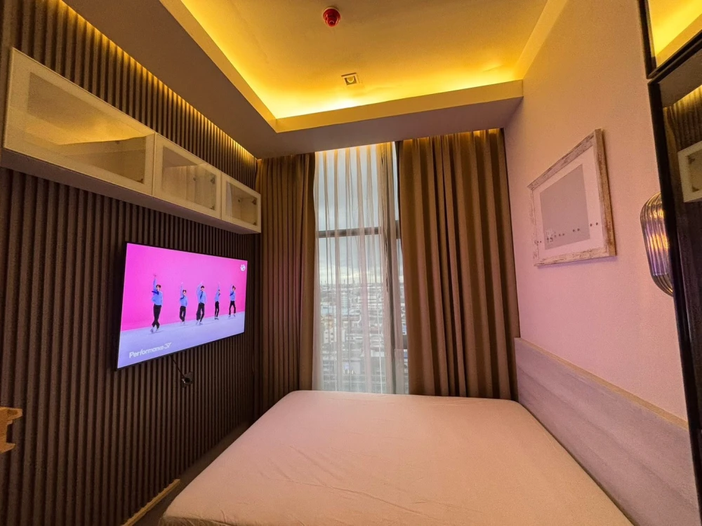 Condo for rent, The Line Sukhumvit 101, Chao Phraya River view, good location, do not hesitate, book now!!
