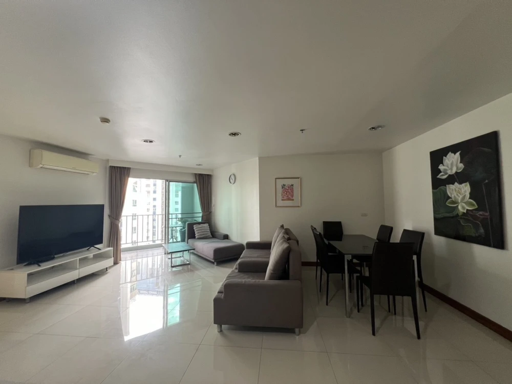 For rent!! Belle Grand Rama 9 Condo, 19th floor, Building A1, fully furnished, ready to move in. Reserve now!!