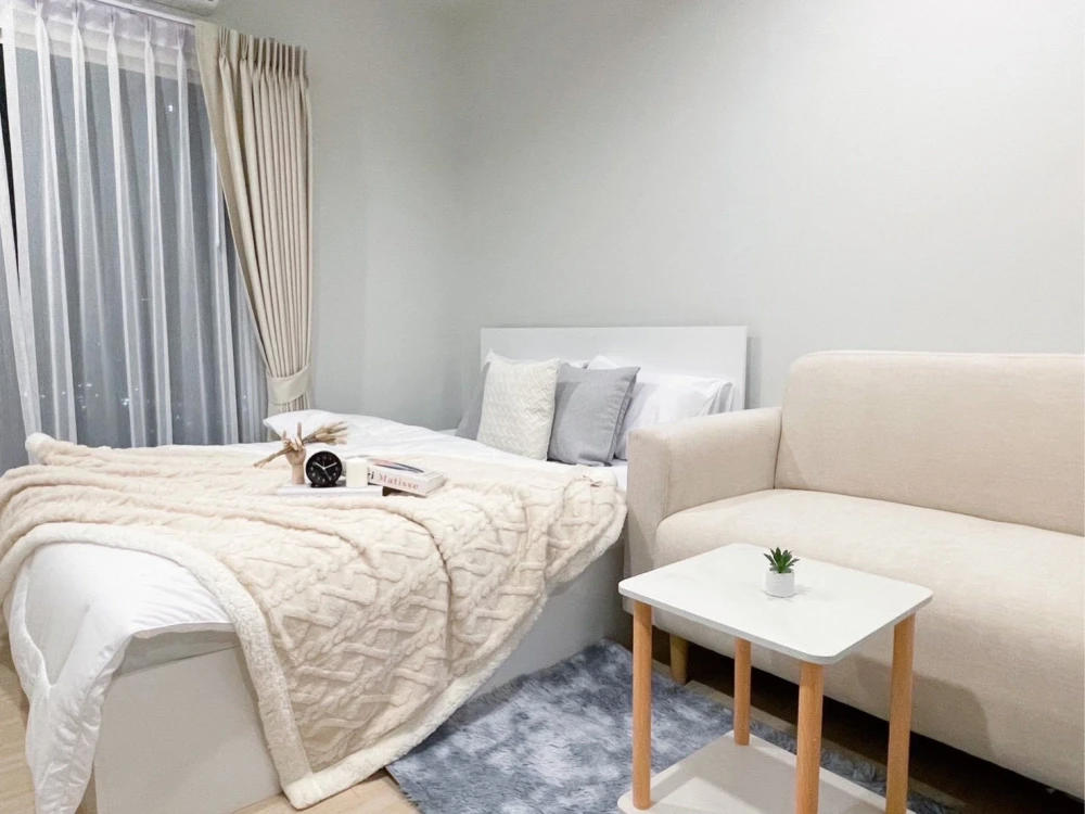 For rent!! Condo Metro Sky Wutthakat 20th floor, beautiful room with full facilities, hurry and book now!!
