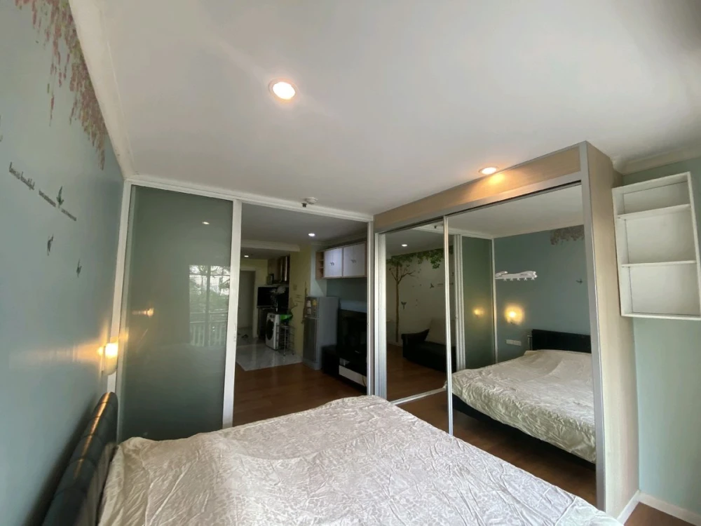 For rent!! Condo Grand Park View Asoke, 12th floor, new room, the owner is renovating, fully furnished, ready to move in, book now!!