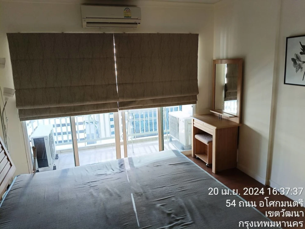 For rent!! Condo Grand Park View Asoke, 20th floor, beautiful room, fully furnished, ready to move in, hurry up and book now!!