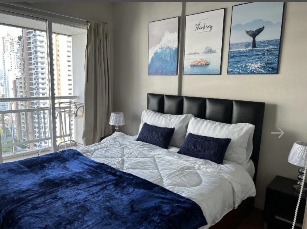 For rent!! Condo Grand Park View Asoke, 26th floor, beautiful room, fully furnished, good price, don't miss it!!